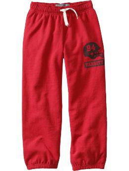 Boys Team-Style Graphic Sweatpants