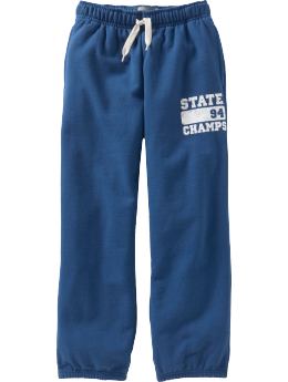 Boys Team-Style Graphic Sweatpants