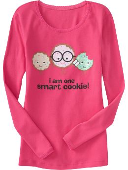 Girls: Girls Snack Graphic Tees - Cookies