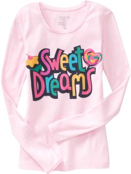 Girls: Girls Snack Graphic Tees - Puff Pink