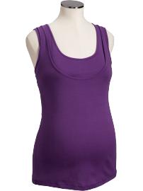 Maternity Jersey Nursing Tanks - Watermelon
