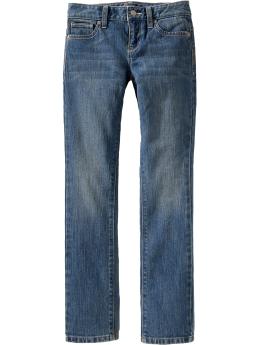 Girls Distressed Skinny Jeans