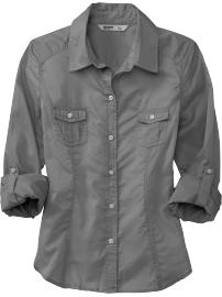 Women's Roll-Up Camp Shirts