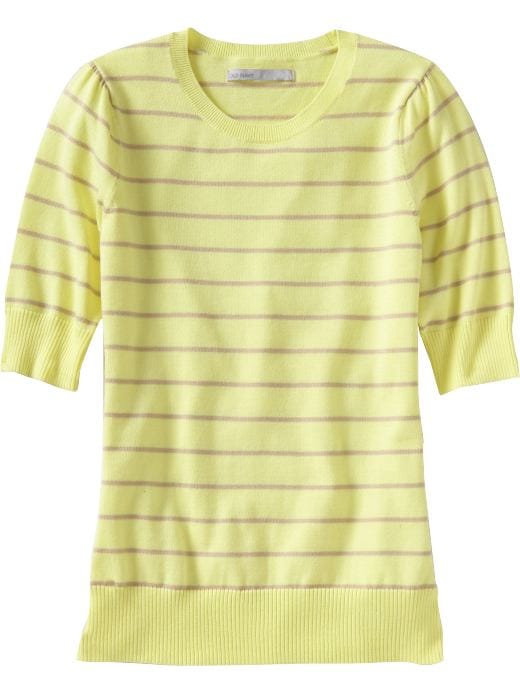 Women's Clothes: Women's Striped Crew-Neck Sweaters: Long-Sleeve Sweaters | Old Navy :  stripes nautical lightweight sweater