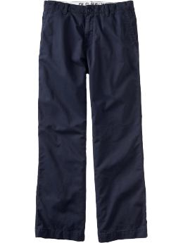 Men: Men's Loose-Fit Twill Pants - Ink Blue