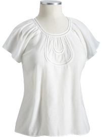 Women's Plus Flutter-Sleeve Tops