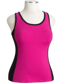 Women's Plus Jersey Sports Tanks