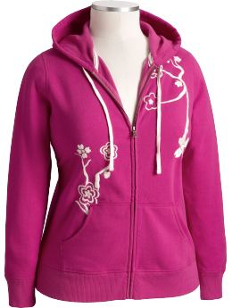Women's Plus Embroidered Hoodies
