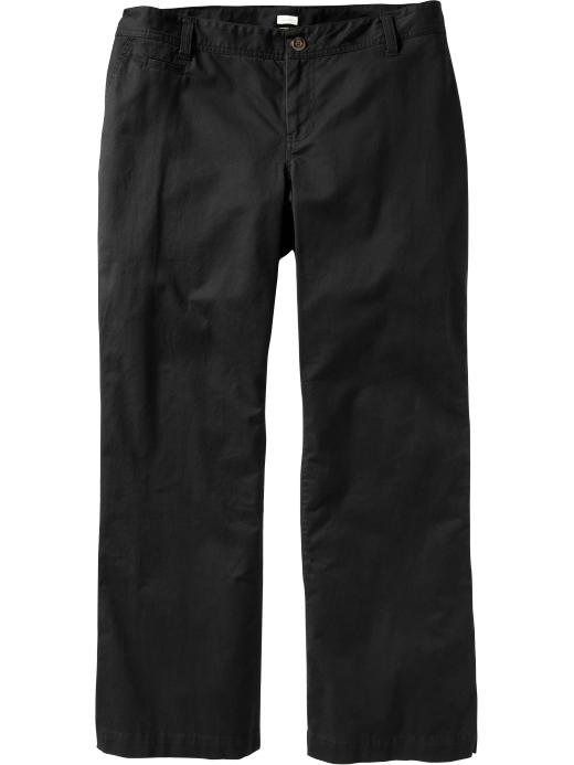 Boot-Cut Perfect Khakis - Black Jack