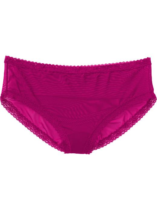 Old Navy Womens Pink Plus Size Mesh Hipster Underwear