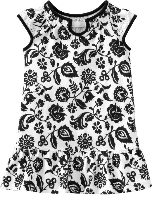 Baby Girl Clothes: Printed Eyelet-Trim Dresses for Baby: Toddler Dresses | Old Navy