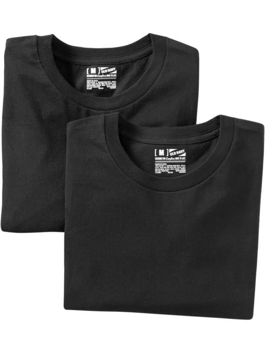 Old Navy Mens Crew Neck Undershirt 2 Packs