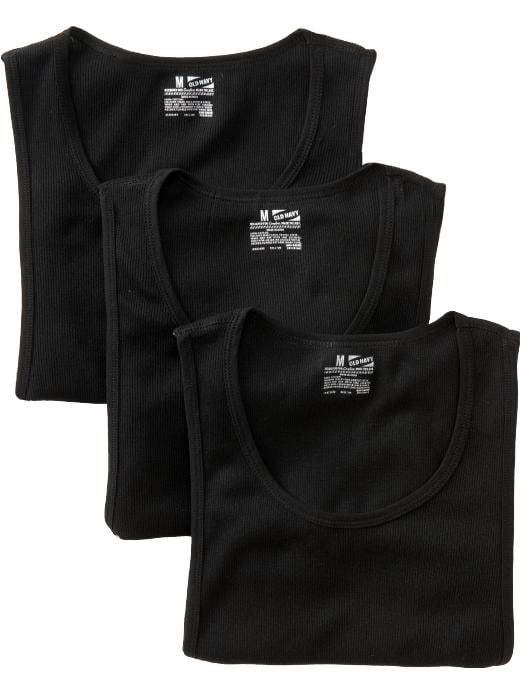 Old Navy Mens Rib Knit Tank 3 Pack