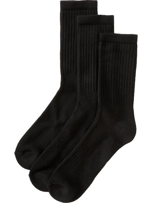 Old Navy Mens Crew Socks 3 Pack