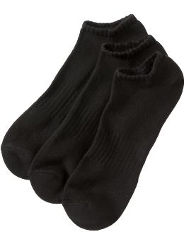 Men: Men's Ankle-Sock 3-Packs - Black Jack