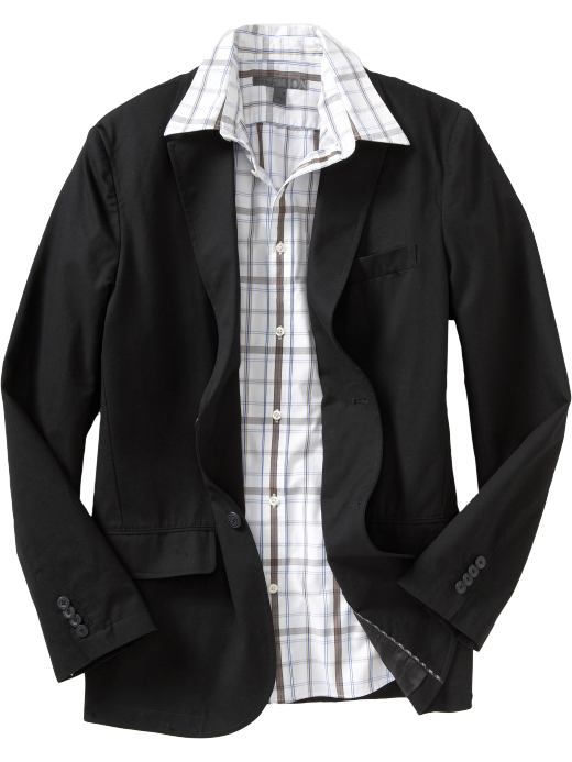 Old Navy Mens Black Jack Twill Blazers