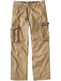 Men: Men's Loose-Fit Cargos - American Twill