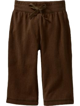 Newborn: Jersey Stretch Active Pants for Baby - Brown Earth