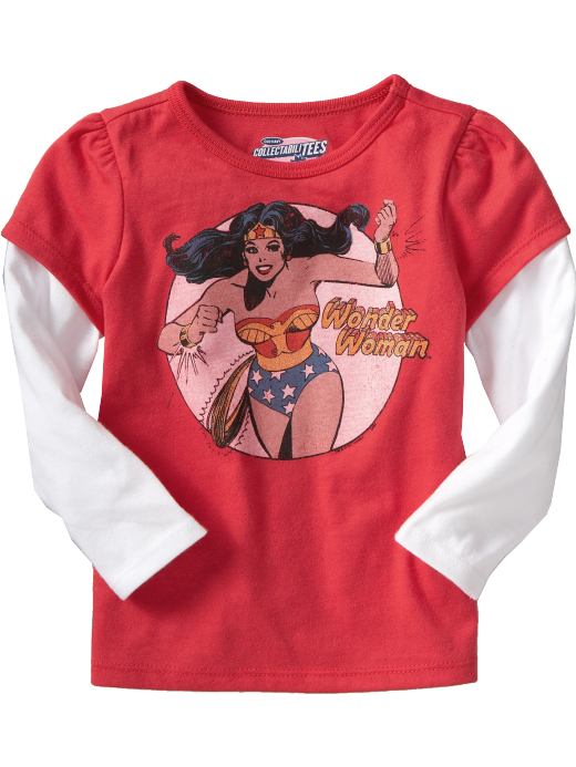 Baby Girl Clothes: Wonder Woman™ 2-in-1 Tees for Baby | Old Navy
