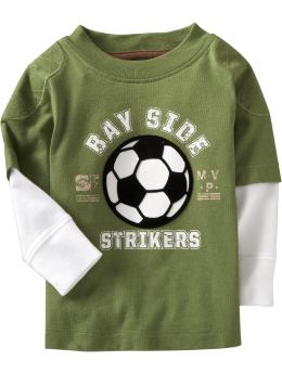 Baby Boys 2 in 1 Sports Graphic Tees for Baby Bok Choy