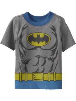 Baby Boys: DC Comics Superhero Costume Tees for Baby - Batman