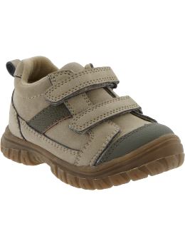 Baby Boys: Weathered Faux-Suede Shoes for Baby - Taupe