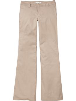 Women: Women's Lightweight Wide-Leg Khakis - Khaki