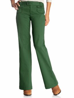 Women: Women's Button-Pocket Bedford-Cord Pants - Everglades
