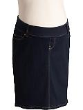 Maternity Low-Rise Denim Pencil Skirts