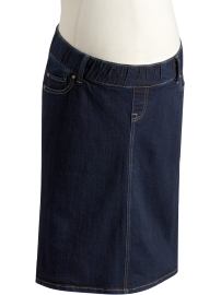 Maternity Low-Rise Denim Pencil Skirts