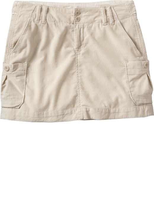 Women: Women's Cord Cargo Minis - Pumice