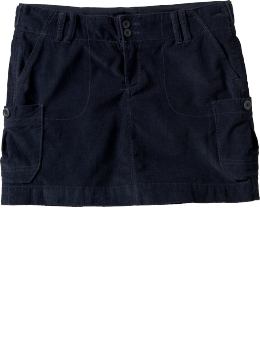 Women: Women's Cord Cargo Minis - Ink Blue
