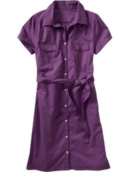 Women's Belted Shirtdresses