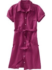 Women's Belted Shirtdresses