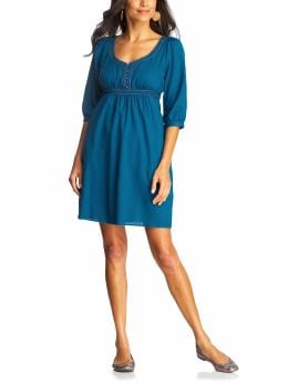 Women's Clothes: Women's Gauze-Twill 3/4-Sleeve Dresses: Prints & Details Dresses | Old Navy