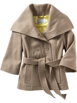 Women: Women's Belted Wool-Blend Jackets - Chinchilla