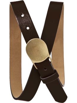 Women: Women's Faux-Leather Fashion Belts - Mole