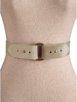 Women: Women's Sueded Belts - Chinchilla