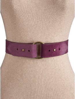 Women: Women's Sueded Belts - Plummy Mummy