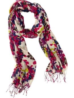 Women: Women's Lightweight Printed Scarves - Multi