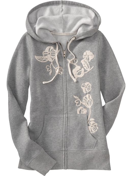 Women's Clothes: Women's Floral-Embroidered Hoodies: Hoodies | Old Navy