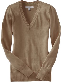 Women: Women's V-Neck Sweaters - Wise Owl