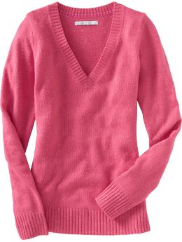Women: Women's Wool-Blend Donegal Sweaters - Aphrodite Pink