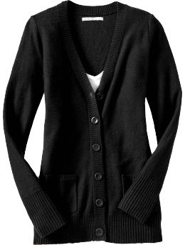Women: Women's BouclA Button-Front Cardigans - Black Jack