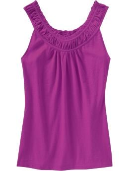 Women: Women's Pleated-Trim Tops - Sonya Begonia