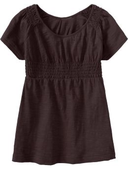 Girls: Girls Smocked Empire Tops - Mole at ShopHSC.com