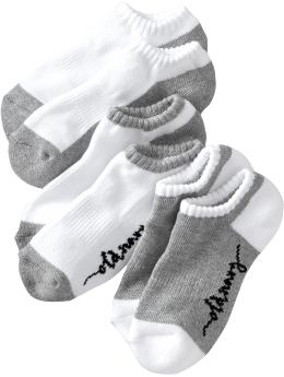 Boys: Boys Short Sport-Sock 3-Packs - Heather Gray