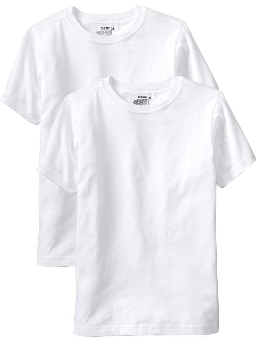 Old Navy Boys Crew Neck Undershirt 2 Pack