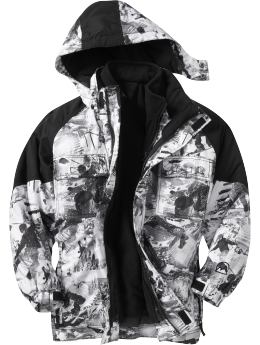 Boys: Boys 3-in-1 Color-Blocked Coats - Snowboarder