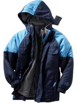 Boys: Boys 3-in-1 Color-Blocked Coats - Ink Blue